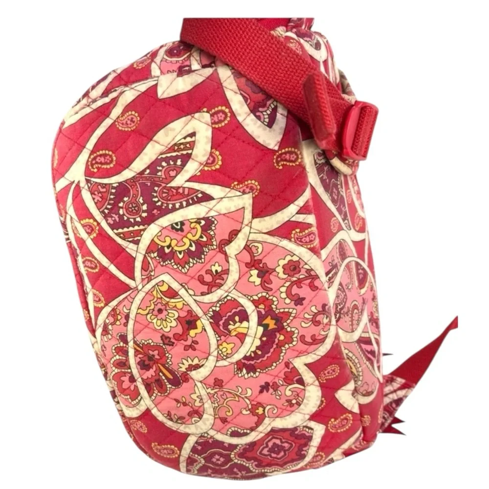 Vera Bradley Vintage Rosie Posies Campus Laptop Backpack Retired Quilted